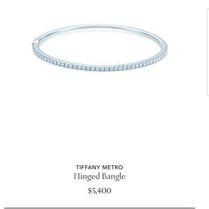 💎Sold💎Tiffany & Co. Metro Diamond 18K Gold